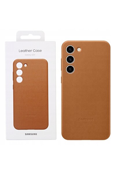 Samsung Galaxy Y Husă din piele Samsung, maro, pentru Galaxy S23 Plus (EF-VS9...