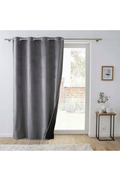 Douceur D'INTERIEUR Perdea termoizolantă dublu fleece KÓŁKA 140x260