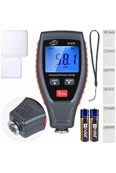 Benetech Tester grosime strat vopsea auto, microfon LCD 0,1µm