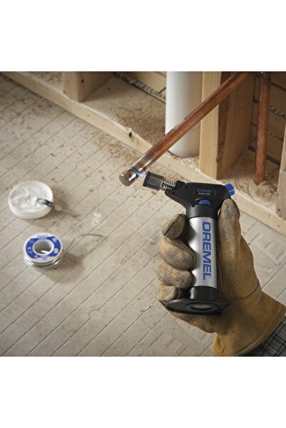 Dremel Pistol de lipit cu gaz, arzător cu gaz, opală pentru lipit + accesorii