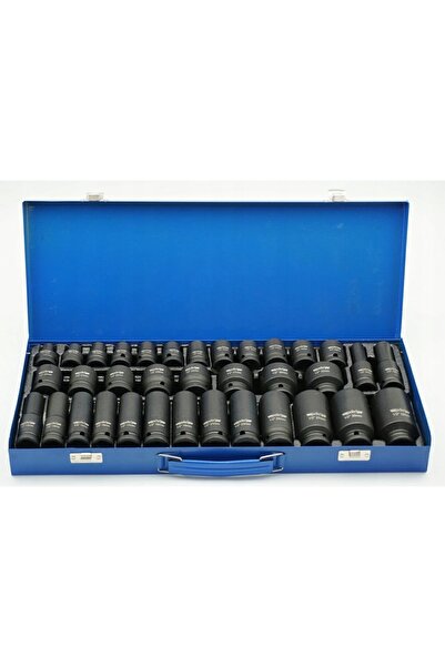 adler Set de chei tubulare de impact lungi și scurte 1/2" 8-32mm CR-MO 35 buc...