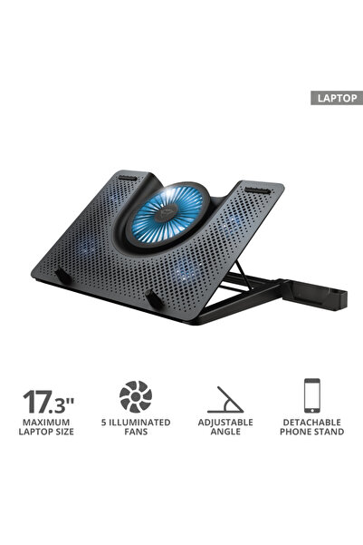 Trust SUPORT PENTRU LAPTOP 17.3" CU RĂCIRE LED USB
