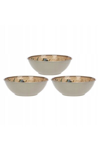 innature Bol rotund pentru salate din melamină 36 cm ROSE&TULIPANI SEA LIFE