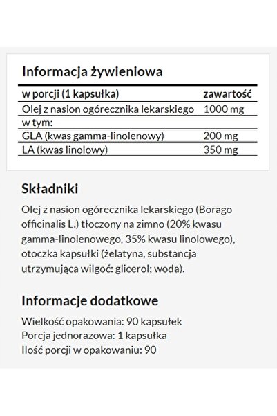 Apollo's Hegemony Ulei de Borago 90 capsule. Ulei de semințe de săpunință