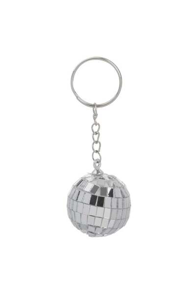 SHOPIENS Breloc disco ball culoare argintie pentru chei 11 cm Shopiens®