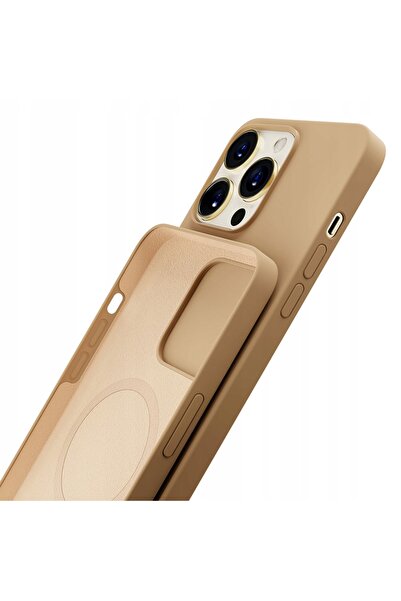 3MK Husă Hardy Case pentru iPhone 15 Pro MagSafe auriu închis/dark gold