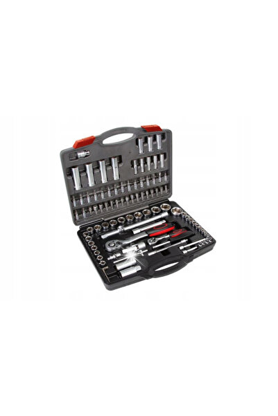 Toolland Set de scule, cutie de scule, chei tubulare, 94 piese, 1/4 1/2 inch
