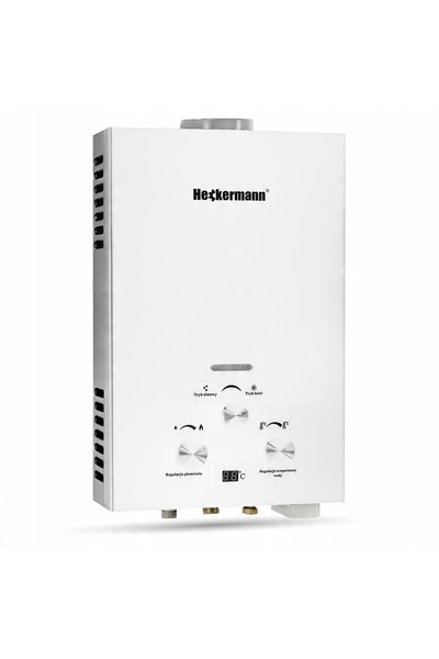 Heckermann BOILER DE APĂ DE CURGERE BOILER GAZ PE GAZ LICHID BUTIL LPG 6L 12KW