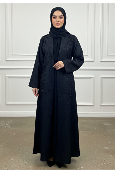 Nukhbaa The Onyx Sculpted Abaya-900