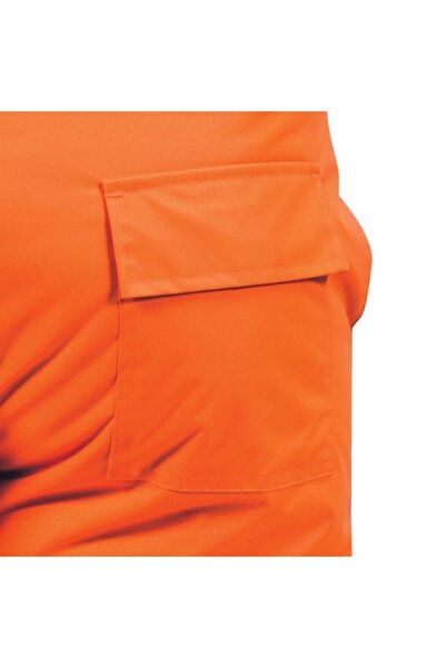 yato Pantaloni de lucru cu 6 buzunare reflectorizante, portocalii