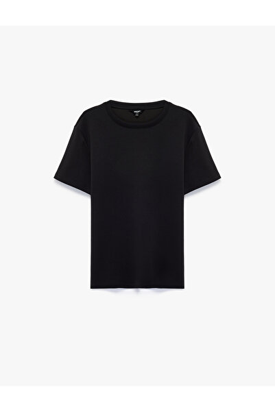 Koton Regular Fit Modal Blend Crew Neck Short Sleeve Basic Sports T-Shirt