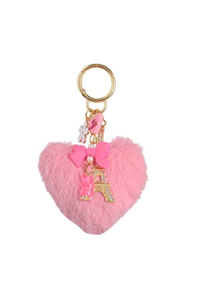 OEM Breloc fashion, model inimă, 10 cm – accesoriu cool pentru chei, geantă s...