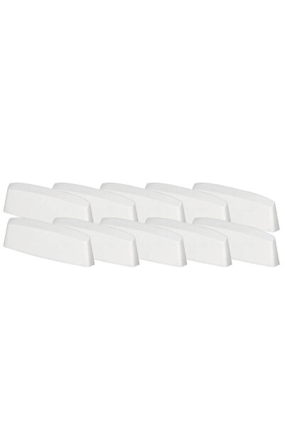KOTARBAU Capac de scurgere pentru ferestre din PVC, Capac alb, 36 mm, Set de 10