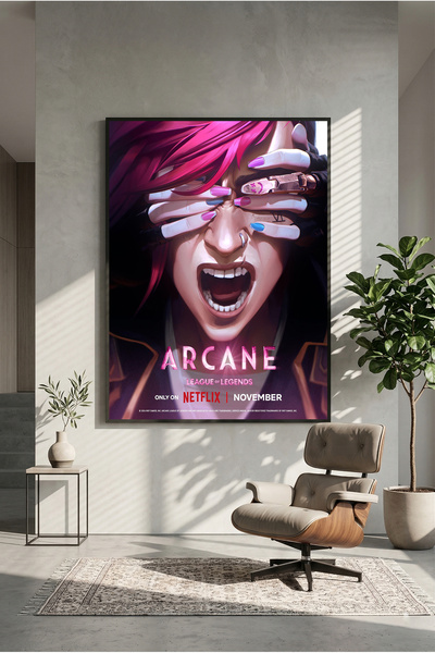 postercraft Аркейн Ви Арт Дървен плакат (Без рамка)