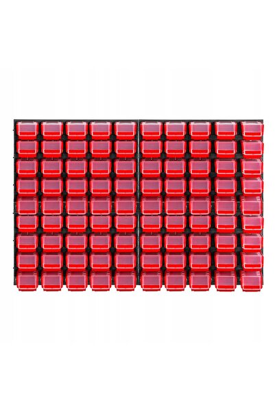 KADAX Tablou de scule pentru perete de atelier 116x78 cm 90 compartimente Gar...