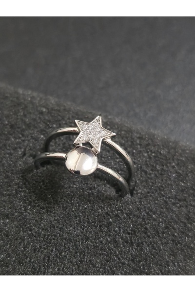 stainles steel Star Figured Stainless Steel Ring