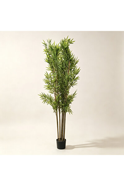 Generic Slim Vertical Artificial Bamboo Potted Tree, Non-Toxic Odor Free Faux...