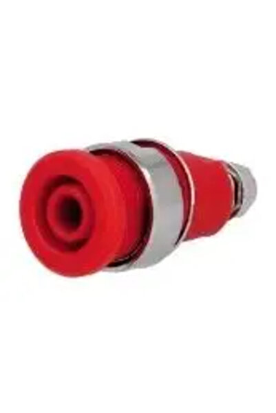 OEM Υποδοχή πάνελ για βύσμα μπανάνας 4mm κόκκινη GBC 18505800