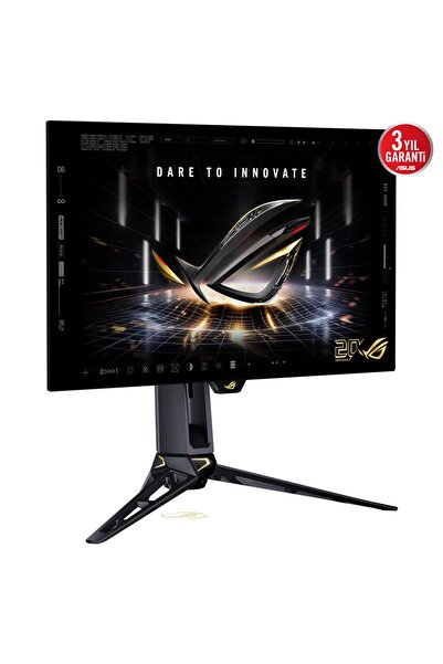 ASUS ROG Swift OLED PG27AQWP-G EDITION 20. Yıl 26.5 inç 720 HD – 540Hz 2K QHD Dual-Mode 0.02ms Adaptive Sync Tandem WOLED Pivot Gaming Monitör