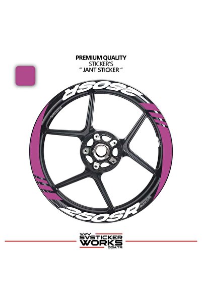 ARONA Cfmoto 250sr wide wheel rim decal sticker model 16-piece set - high qua...