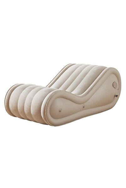 Tradeo Auto Inflatable Air Sofa with Built-in Pump Portable Outdoor Lounge Ch...