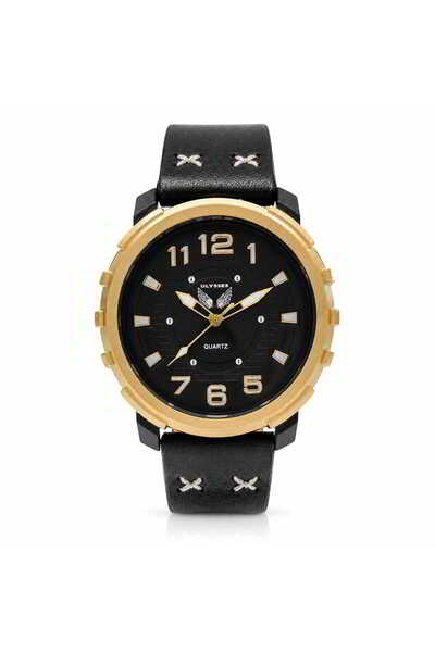 Watch Ceas barbatesc, Casual, Ulysses, Negru, CB108