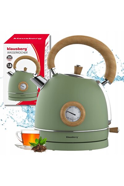 Klausberg Fierbător electric 1,8L cu termometru KB-9008 Retro