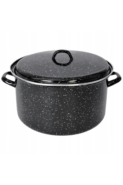 Orion Capac pentru oală, din metal emailat, mare, 32 cm