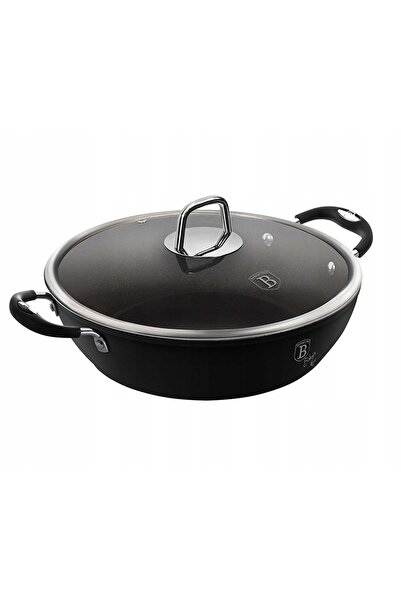 Berlinger Haus TIGAIE ADÂNCĂ PENTRU GĂTIT LA FOC MIC, CU CAPAC, 28 CM, SERIA ...