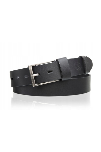NO BRAND Curea din piele pentru bărbați, pentru pantaloni, BETLEWSKI LEATHER 115