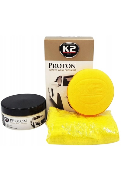 K2R Ceară Carnauba K2 PROTON pentru Protecția Vopselei cu Microfibră și Aplic...