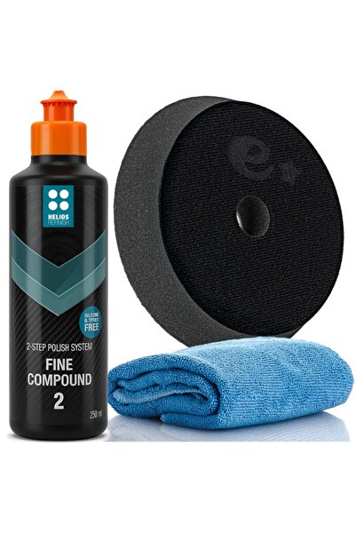 Dog Helios Pastă de polish Helios FINE COMPOUND 2 Finish + Pad de polish dur ...