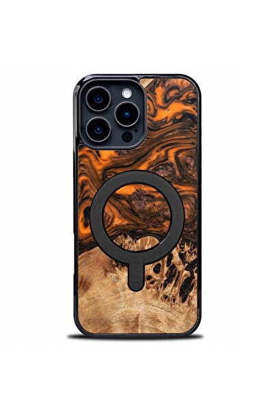 BewooDesign Husă Bewood Unique pentru iPhone 16 Pro Max - Portocalie cu MagSafe