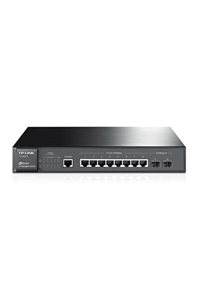 TP-LINK JetStream L2+ διαχειριζόμενος διακόπτης TL-SG3210, 8-θυρος Gigabit, Έ...