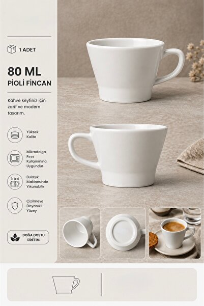 PALU GASTRO Pioli 80 ml Cup – Elegant and Modern Coffee Enjoyment