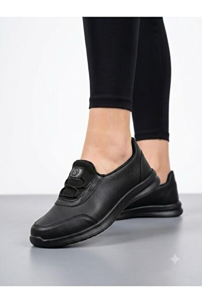 Lütfi Women's black slip-on easy wear ultra lightweight orthopedic sole daily...