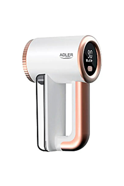adler AD 9617 Aparat de îndepărtat scame, 6500-8500 rpm, 5 W, LCD, Alb / Auriu