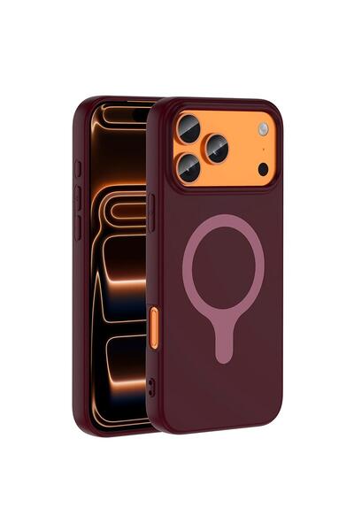 Microsonic Case Pastello Magsafe Compatible with Apple iPhone 18 Pro Plum