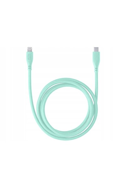 NO BRAND Cablu USB-C - Lightning CELLULARLINE Soft 1,2 m Verde