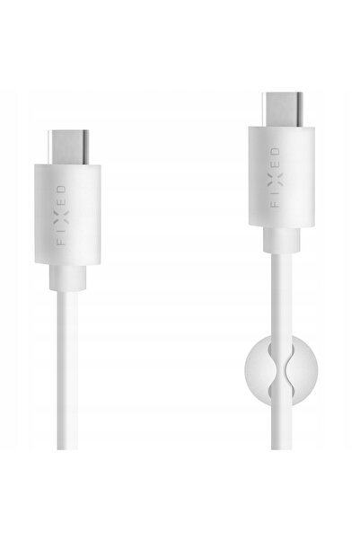 NO BRAND Cablu USB-C - USB-C FIXED 60W 2 m Alb