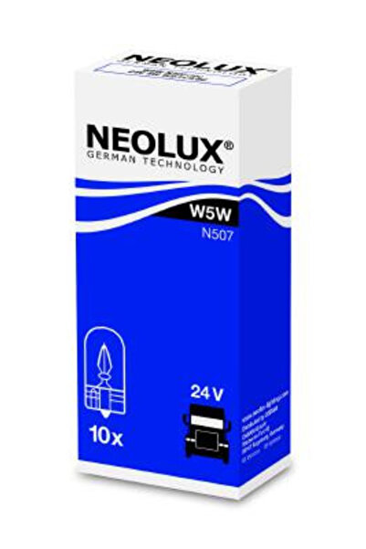 NEOLUX Bec W5W 24V 5W W2.1X9.5d Set 10 buc