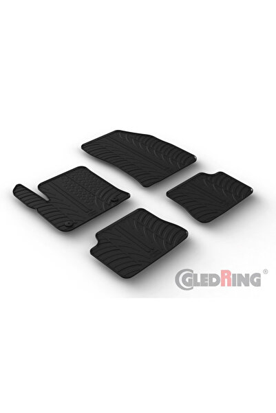 Gledring Σετ 4 ελαστικών πατακιών (άνω-κάτω) ειδικά για Opel e-CORSA F/Peugeo...