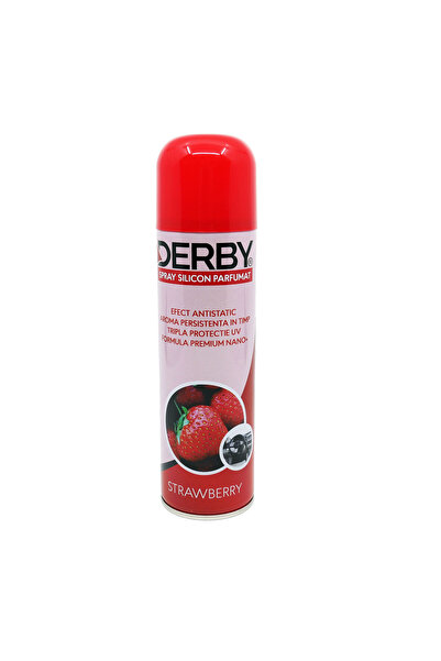 Derby Spray cu silicon parfumat pentru bord Capsuni 220 ml