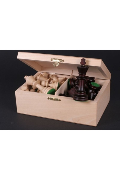 Sunrise Chess & Games STAUNTON Std No. 6 Traditional Chess Top Bottom Set (in...