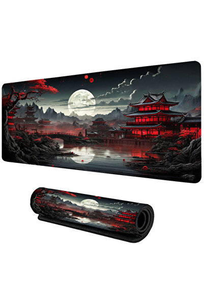 Mcstorey Geniş Oyuncu Mouse Pad - 90x40 cm,3mm Premium Dikişli Kenar Minimali...