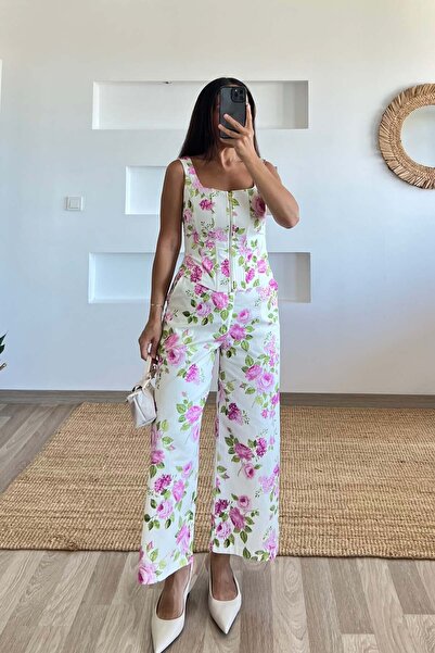 butikhola طقم كورسيه بنقشة زهور