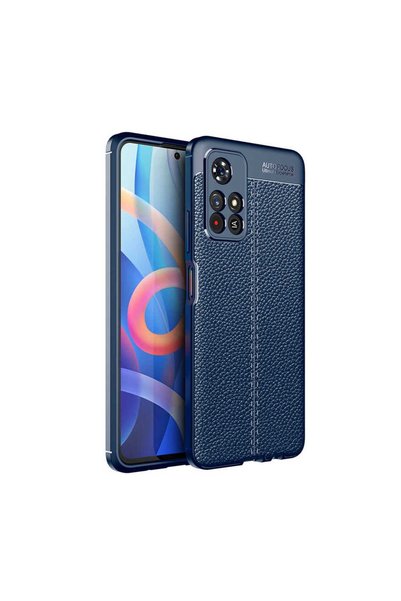 zore Xiaomi Redmi Note 11t 5g Case Leather Look Silicone with Camera Protecti...