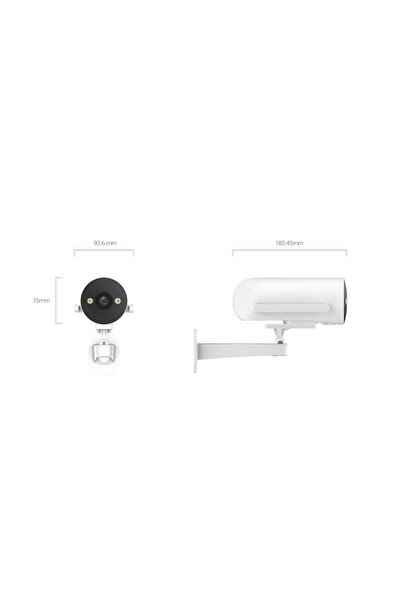 EZVIZ Cameră H5 4G 2K de exterior, LAN / 4G LTE albă