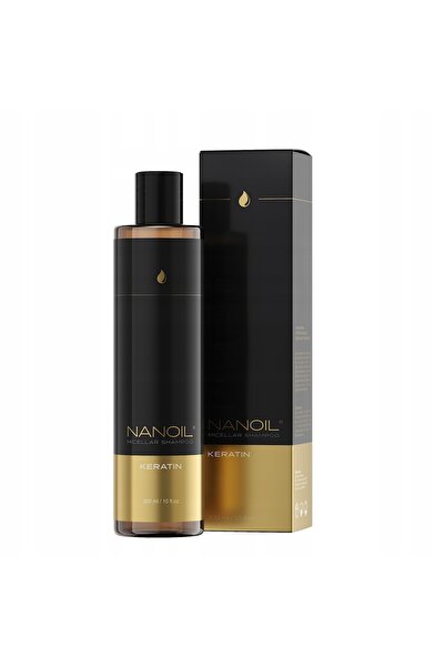 NO BRAND Șampon pentru păr NANOIL cu cheratină 300 ml