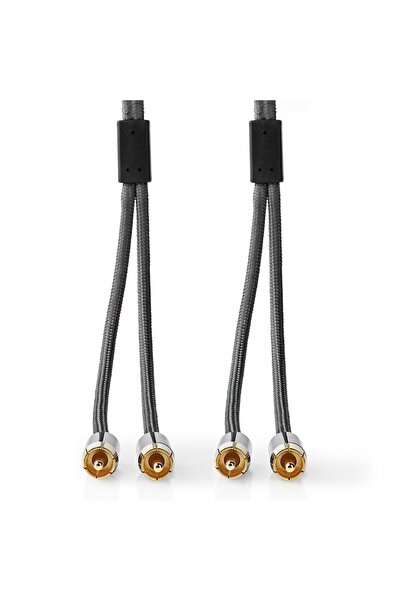 Nedis Cablu 2xRCA - 2xRCA 2 m